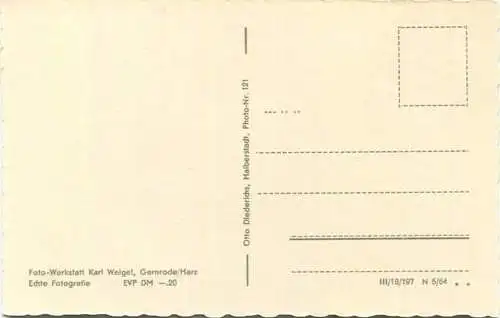 Gernrode - Otto-Bad - Foto-AK - Verlag Otto Diederichs Halberstadt