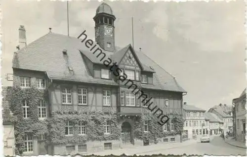 Gernrode - Rathaus - Foto-AK - HO-Fotolabor Quedlinburg gel. 1963