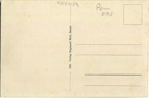 Swinoujscie - Swinemünde - Segeljachten im Hafen - Verlag Siegmund Weil Stettin