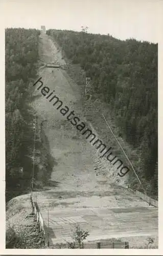 Vesser - Sprungschanze - Foto-AK Handabzug 50er Jahre - Verlag Foto-Dörr Schleusingen