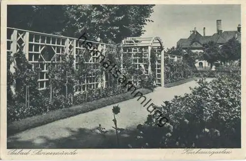 Swinoujscie - Swinemünde - Kurhausgarten - Verlag Siegmund Weil Stettin