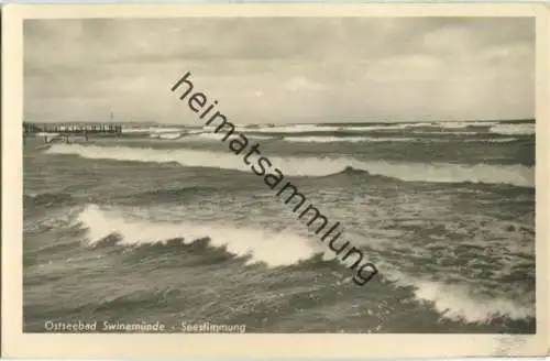 Swinoujscie - Swinemünde - Seestimmung - Foto-Ansichtskarte - Verlag Schöning & Co Lübeck