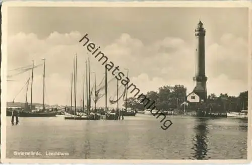 Swinoujscie - Swinemünde - Leuchtturm - Foto-Ansichtskarte