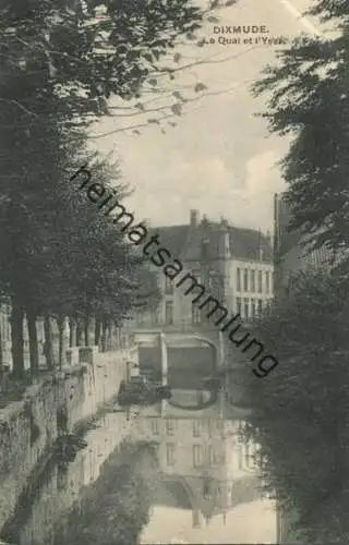 Diksmuide - Dixmude - Le Quai et l'Yser