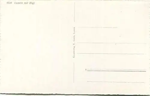 Luzern - Foto-AK - Verlag E. Goetz Luzern