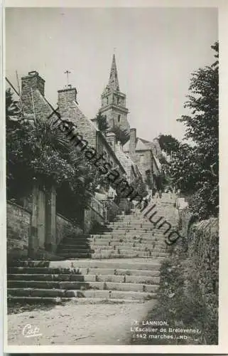 Lannion - L'Escalier de Brelevenez - Foto-AK - Verlag C.A.P. Paris