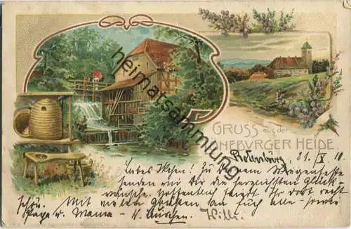 Lüneburger Heide - Mühle - Bienenstock - Verlag der Missionshandlung Hermannsburg