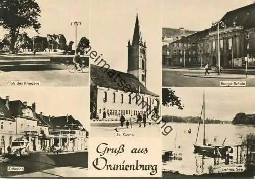 Oranienburg - Foto-AK Grossformat - Verlag Kurt Mader Berlin gel. 1962
