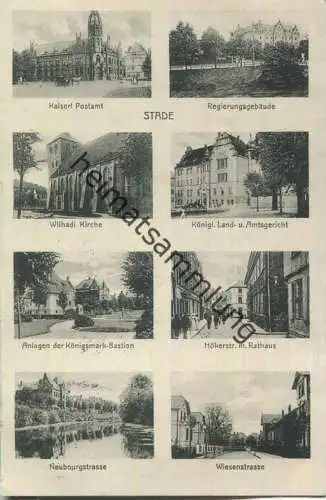 Stade - Post - Amtsgericht - Hölkerstrasse - Wiesenstrasse - Verlag Heinrich Säuberlich Stade