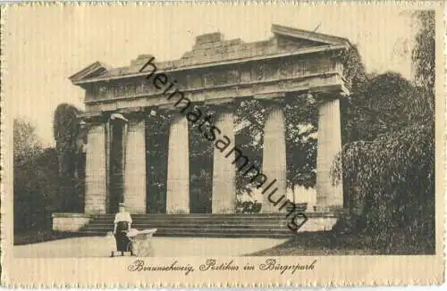 Braunschweig - Portikus im Bürgerpark - Verlag Adolf Frank Braunschweig