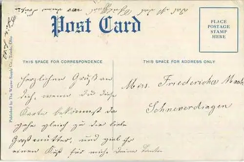 Ohio - Napoleon - Union School Building - Verlag The Wayne Supply Co. Toledo Ohio