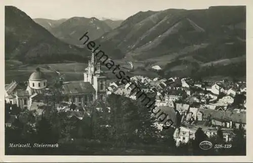 Mariazell - Foto-AK - Frank-Verlag Graz gel. 1949