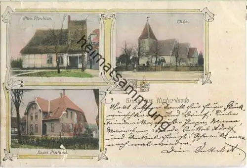 Kirchwalsede - Pfarrhaus - Kirche - Verlag A. Witte Kirchwalsede