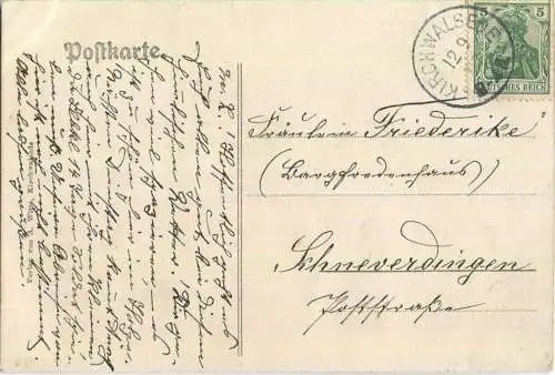 Kirchwalsede - Pfarrhaus - Kirche - Verlag A. Witte Kirchwalsede