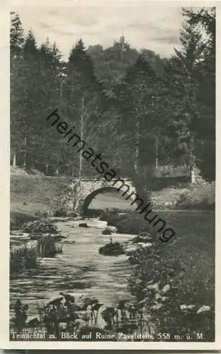 Zavelstein - Teinachtal - Foto-AK ca. 1930 - Verlag Gebr. Metz Tübingen