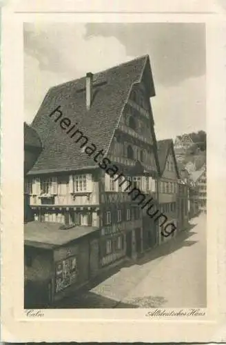 Calw - Altdeutsches Haus - Verlag Fr. Häussler Calw