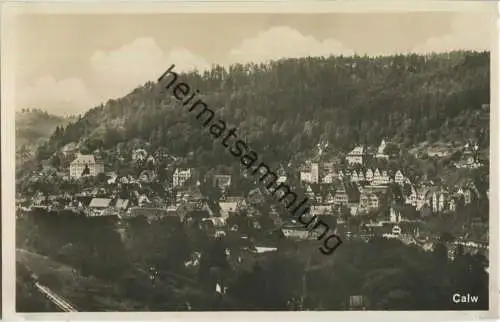 Calw - Gesamtansicht - Foto-Ansichtskarte ca. 1930 - Verlag A. Weber Stuttgart