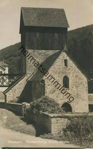 Kentheim - St. Candidus-Kirche - Foto-Ansichtskarte ohne Verlagsangabe ca. 1930