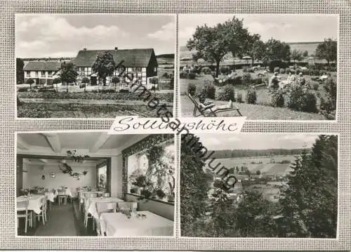 Silberborn - Gast- und Pensionshaus Sollingshöhe - Inhaber Otto Kraaz - Foto-AK Großformat - Verlag Foto-Fritz Karlshafe
