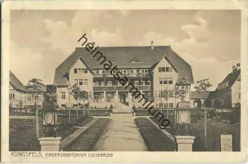 Königsfeld - Kindersanatorium Luisenruhe - Verlag W. Seiler Königsfeld