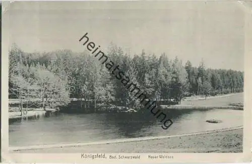 Königsfeld - Neuer Waldsee - Verlag W. Seiler Königsfeld