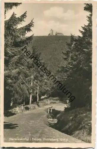 Oberwiesenthal - Fichtelberg - Foto-AK - Verlag Franz Landgraf Zwickau