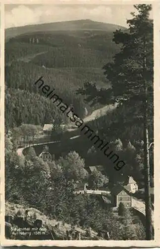 Blauenthal - Auersberg - Foto-AK - Verlag Franz Landgraf Zwickau