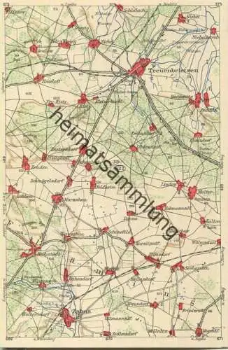 Wona-Landkarten-Ansichtskarte 622 - Treuenbrietzen - Verlag Wona Königswartha
