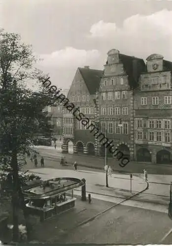 Bremen - Bürgerstuben am Markt - Foto-Ansichtskarte Grossformat