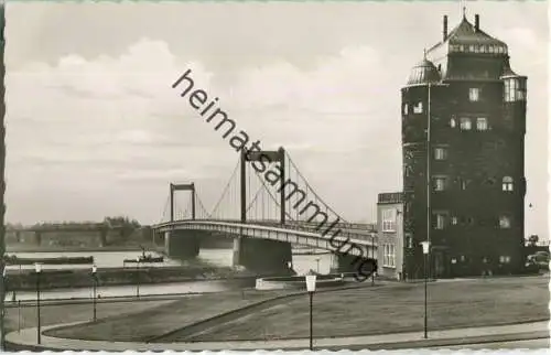 Duisburg-Ruhrort - Neue Rheinbrücke - Foto-Ansichtskarte - Verlag Wilhelm Schmitz Duisburg