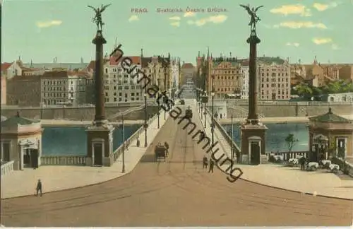 Prag - Svatopluk Cech's Brücke - Verlag Josef Blazek Prag