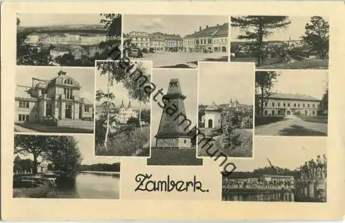 Zamberk - Senftenberg in Böhmen - Foto-Ansichtskarte ohne Verlagsangabe