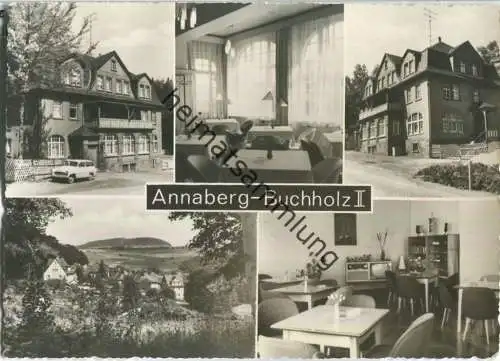 Annaberg-Buchholz II - Betriebsferienheim und Gasthaus Forsthaus - Foto-AK Grossformat - Verlag R. Kallmer Zwickau