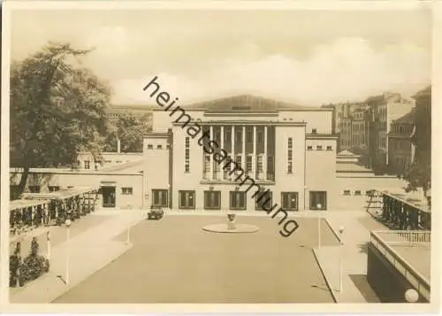 Weimar - Weimarhalle - Haupteingänge - Foto-AK Grossformat - Verlag Bruno Hausmann Kassel 30er Jahre