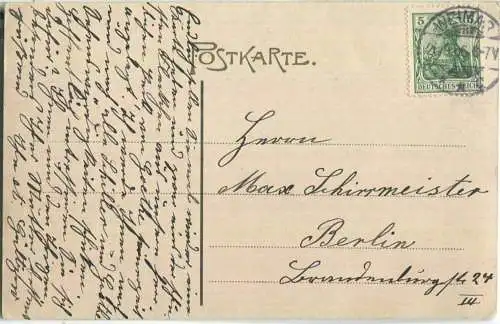 Weimar - Naturbrücke im Park - Verlag Dr. Trenkler Co. Leipzig