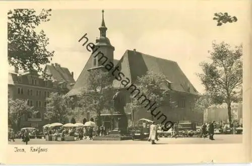 Jena - Rathaus - Foto-Ansichtskarte - Verlag Schincke Zeitz