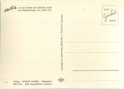 Mecki - Ja denkste - Nr. 74 - Schlange - Frosch - Verlag August Gunkel Düsseldorf