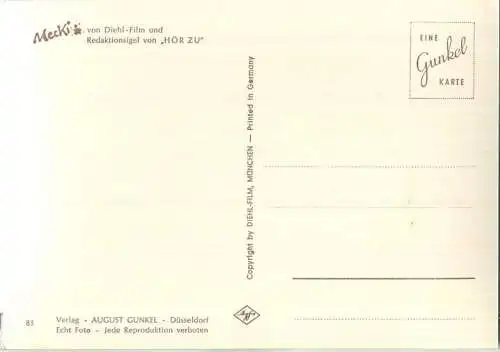 Mecki - Wir haben 's geschafft - Nr. 83 - Dirndl - Verlag August Gunkel Düsseldorf