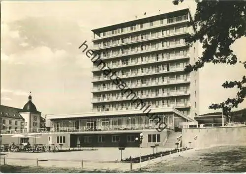 Ostseebad Sassnitz - Rügen-Hotel - Foto-AK Grossformat - VEB Bild und Heimat Reichenbach 60er Jahre