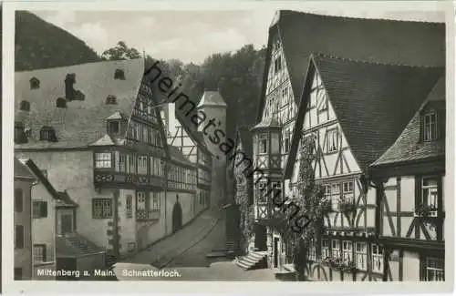 Miltenberg - Schnatterloch - Foto-Ansichtskarte 1936 - Verlag Karl G. Peters Darmstadt