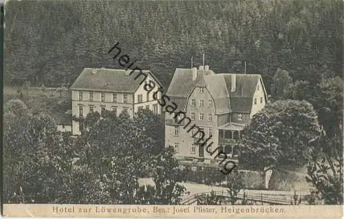 Heigenbrücken - Hotel zur Löwengrube - Besitzer Josef Pfister - Verlag K. Walter-Diehl Mainz