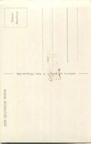 Köln am Rhein Stadtwald zwischen Lindenthal und Braunfeld - Foto-Ansichtskarte Jahre - Verlag F. G. Zeitz Königssee