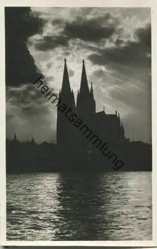 Der Kölner Dom - Foto-Ansichtskarte 30er Jahre - Verlag Hoursch & Bechstedt Köln