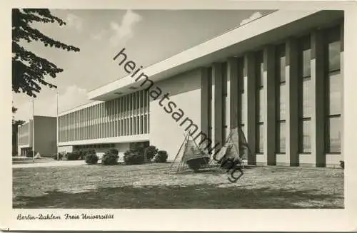 Berlin-Dahlem - Freie Universität - Foto-AK - Verlag Kunst und Bild Berlin gel. 1956