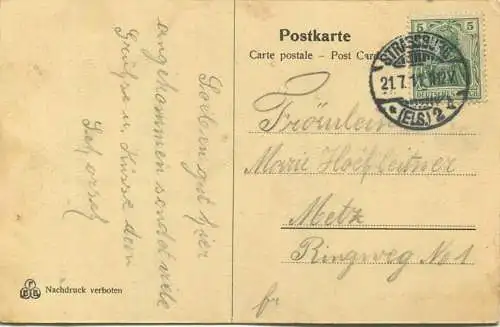 Strassburg - Centralbahnhof - gel. 1911