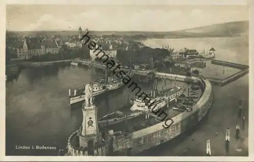 Lindau - Foto-AK - Verlag Emil Hartmann Mannheim gel. 1929