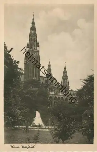 Wien - Rathaus - Foto-AK - Verlag W. Kobald Wien