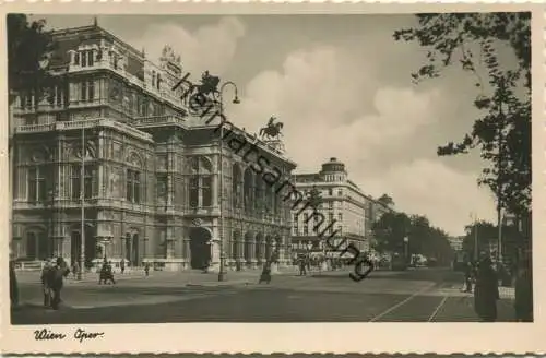 Wien - Oper - Foto-AK - Verlag W. Kobald Wien