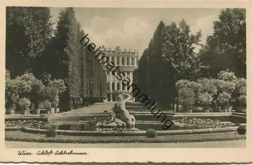 Wien - Schloss Schönbrunn - Foto-AK - Verlag W. Kobald Wien
