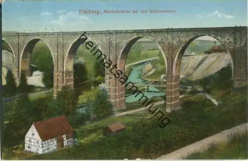 Freiberg - Muldenbrücke bei den Hüttenwerken